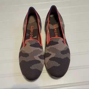 Rothy’s taupe camo loafers sz 10.5